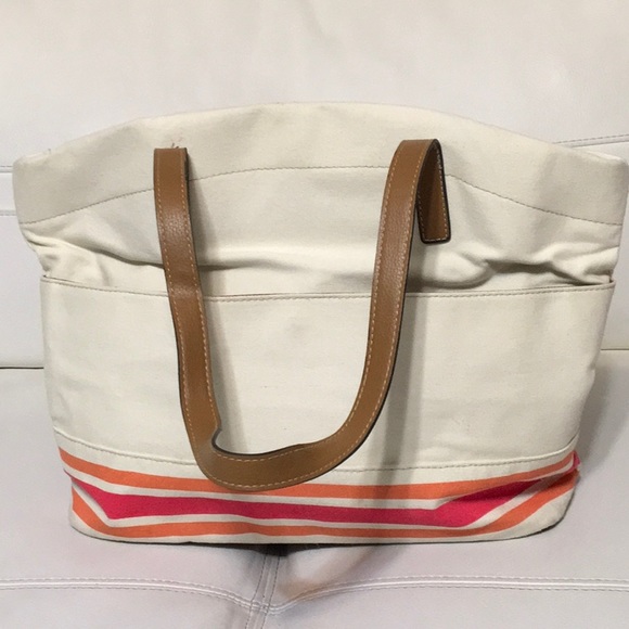 croft & barrow Handbags - CROFT & BARROW CANVAS TOTE